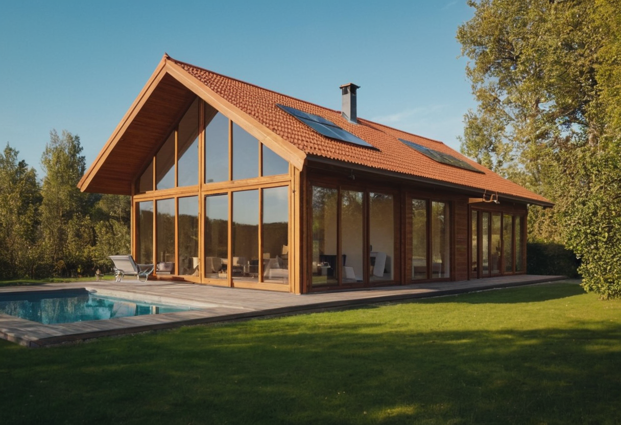 Country Stil Prefabrik Ev	