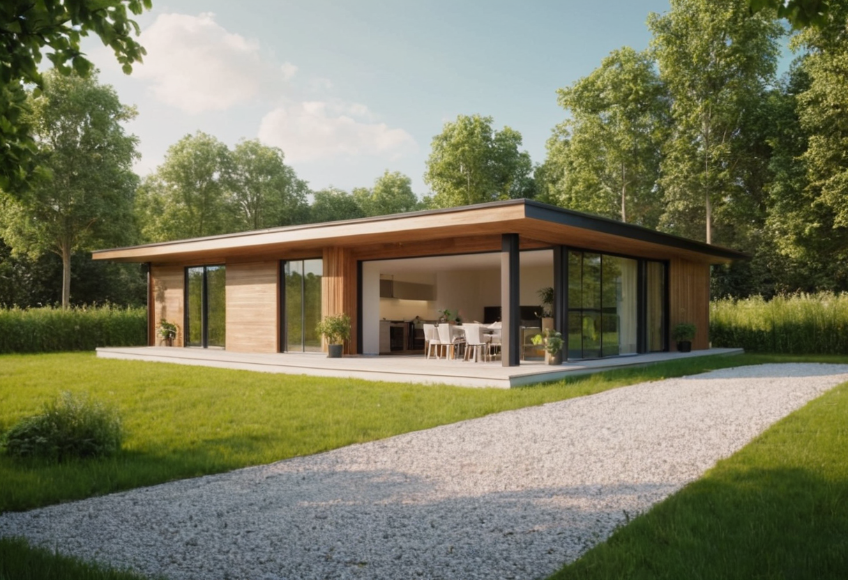 Bahçe İçinde Prefabrik	