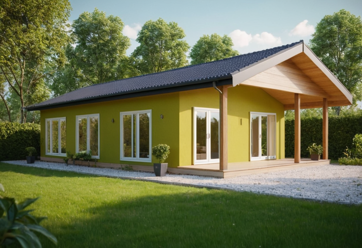Teraslı Modern Prefabrik	