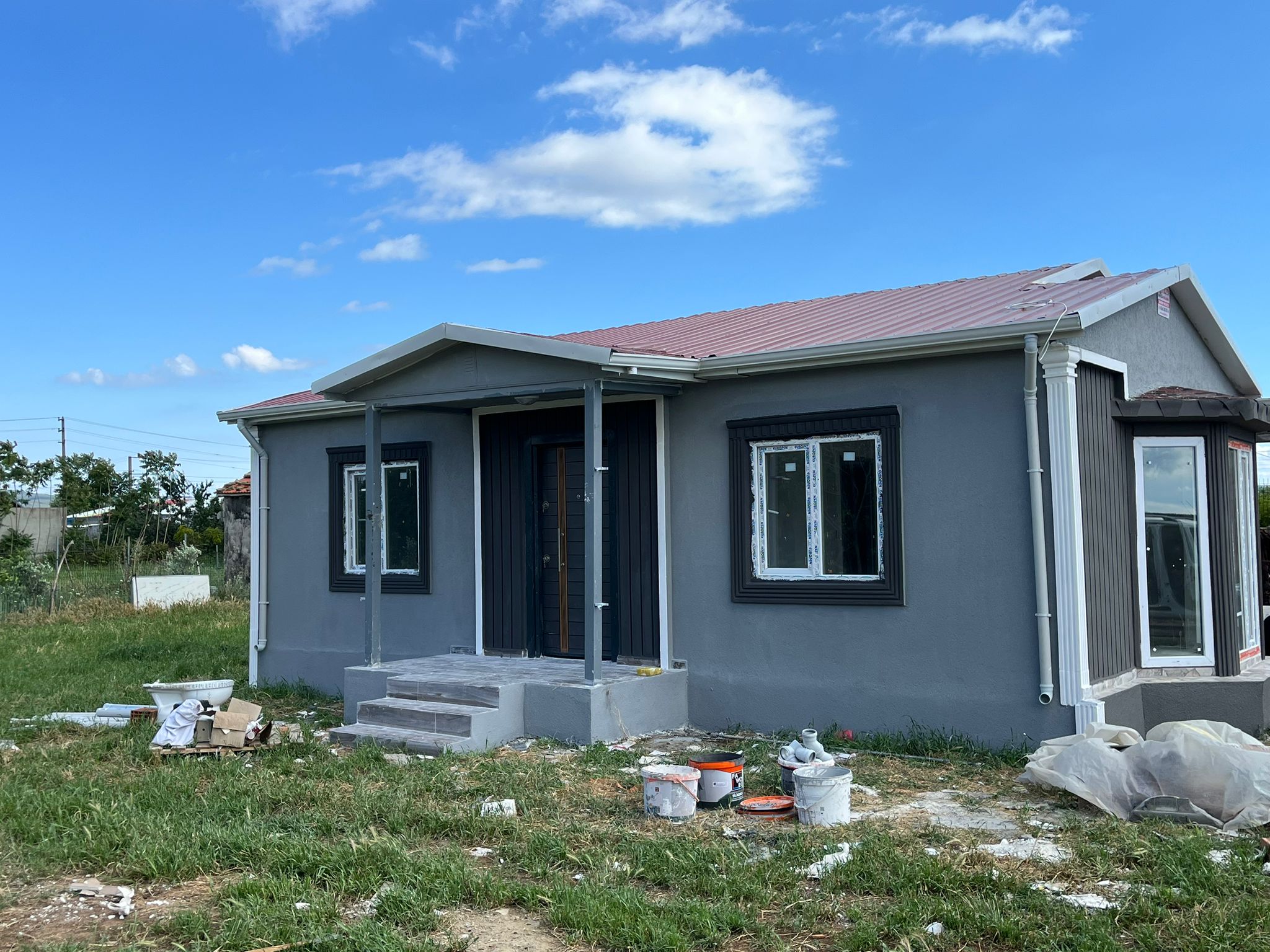 Erdal Şengül  Tamamlanan Prefabrik Ev