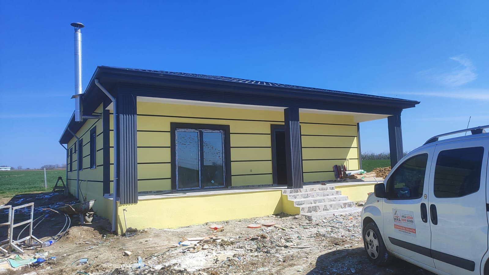Ümit Köprü Tamamlanan Prefabrik Ev
