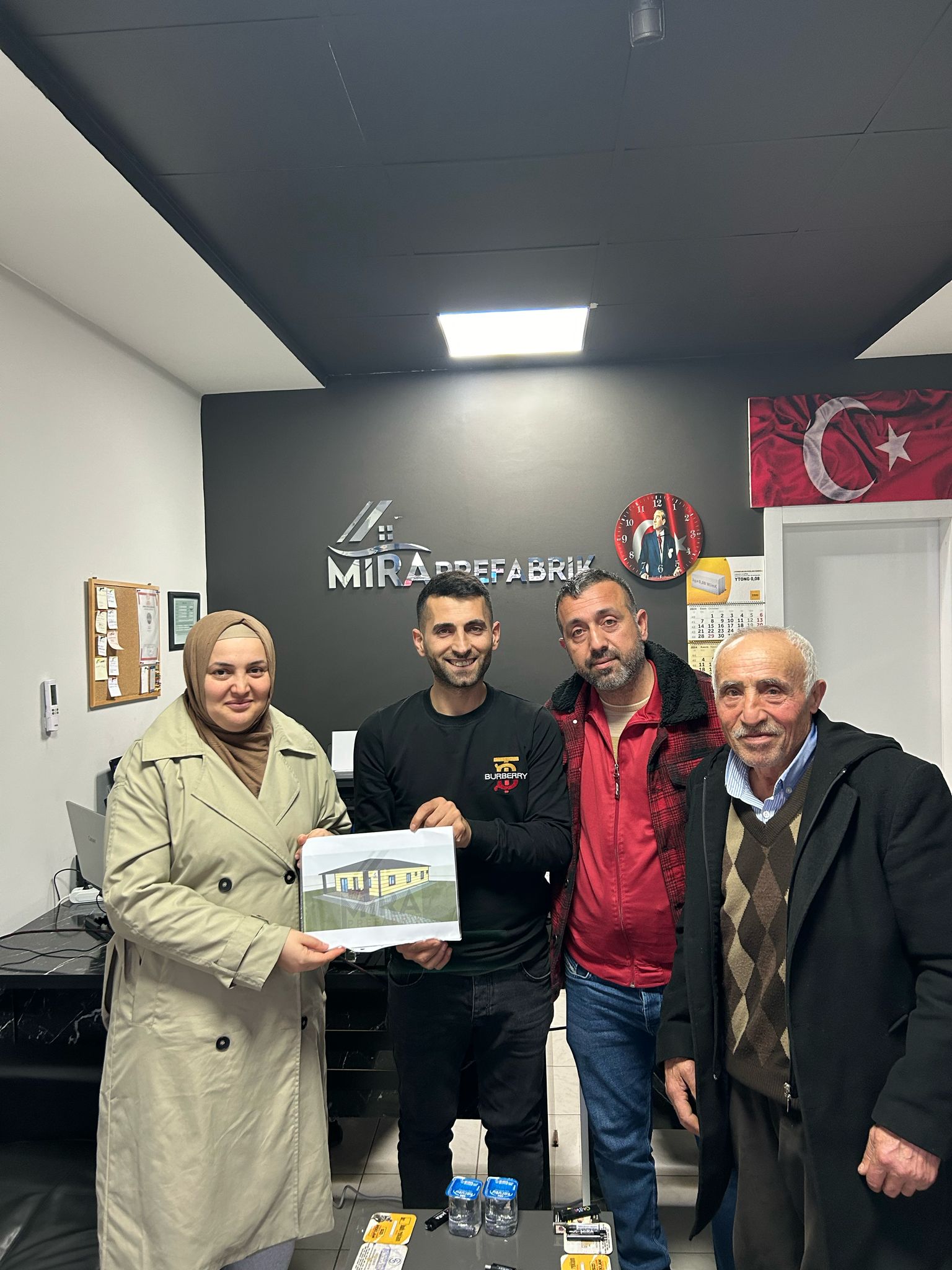 Ümit Küçük  Tamamlanan Prefabrik Ev