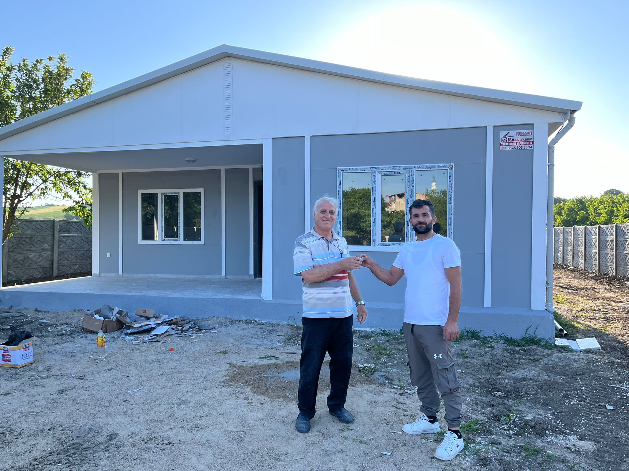 İbrahim Köse Tamamlanan Prefabrik Ev
