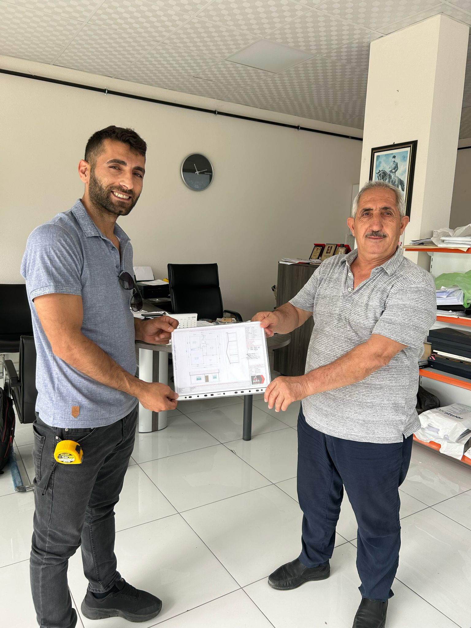 Necmi Şahin Tamamlanan Prefabrik Ev