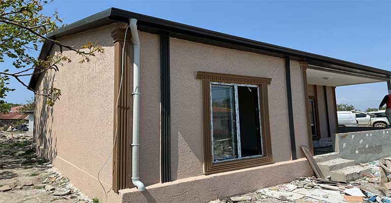 Emine Yariz Tamamlanan Prefabrik Ev