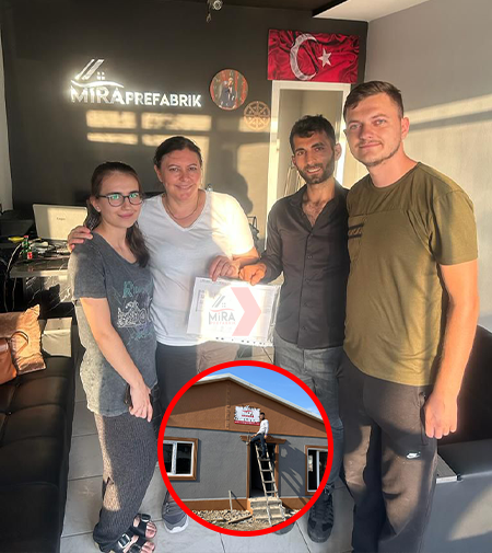 Emre Altınışık Tamamlanan Prefabrik Ev