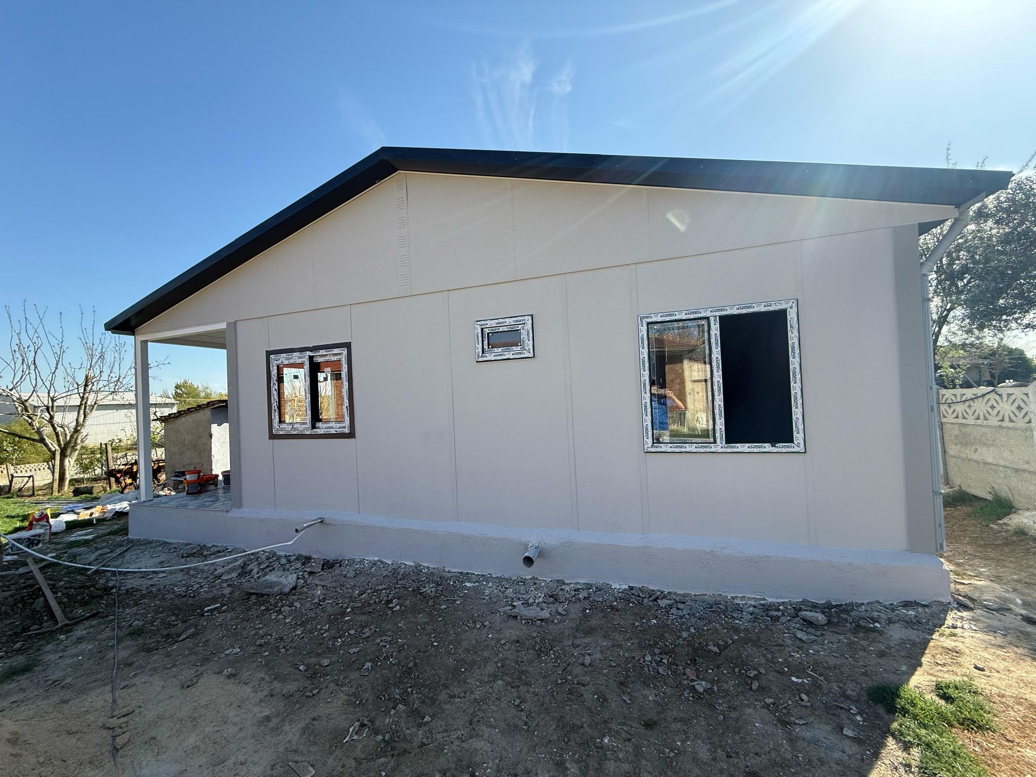 Cengiz Bey Tamamlanan Prefabrik Ev
