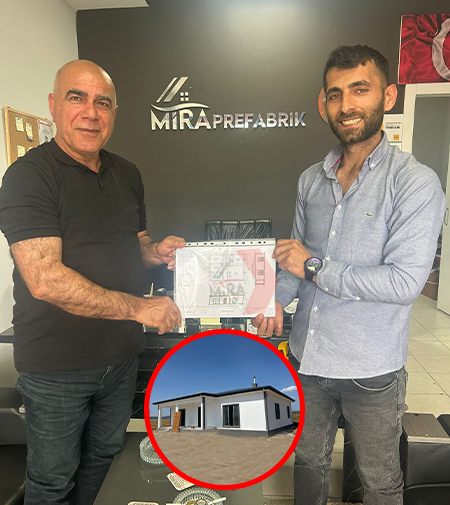 Fikret İstemi Tamamlanan Prefabrik Ev