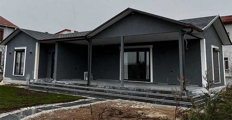 Fuat Akın  Tamamlanan Prefabrik Ev