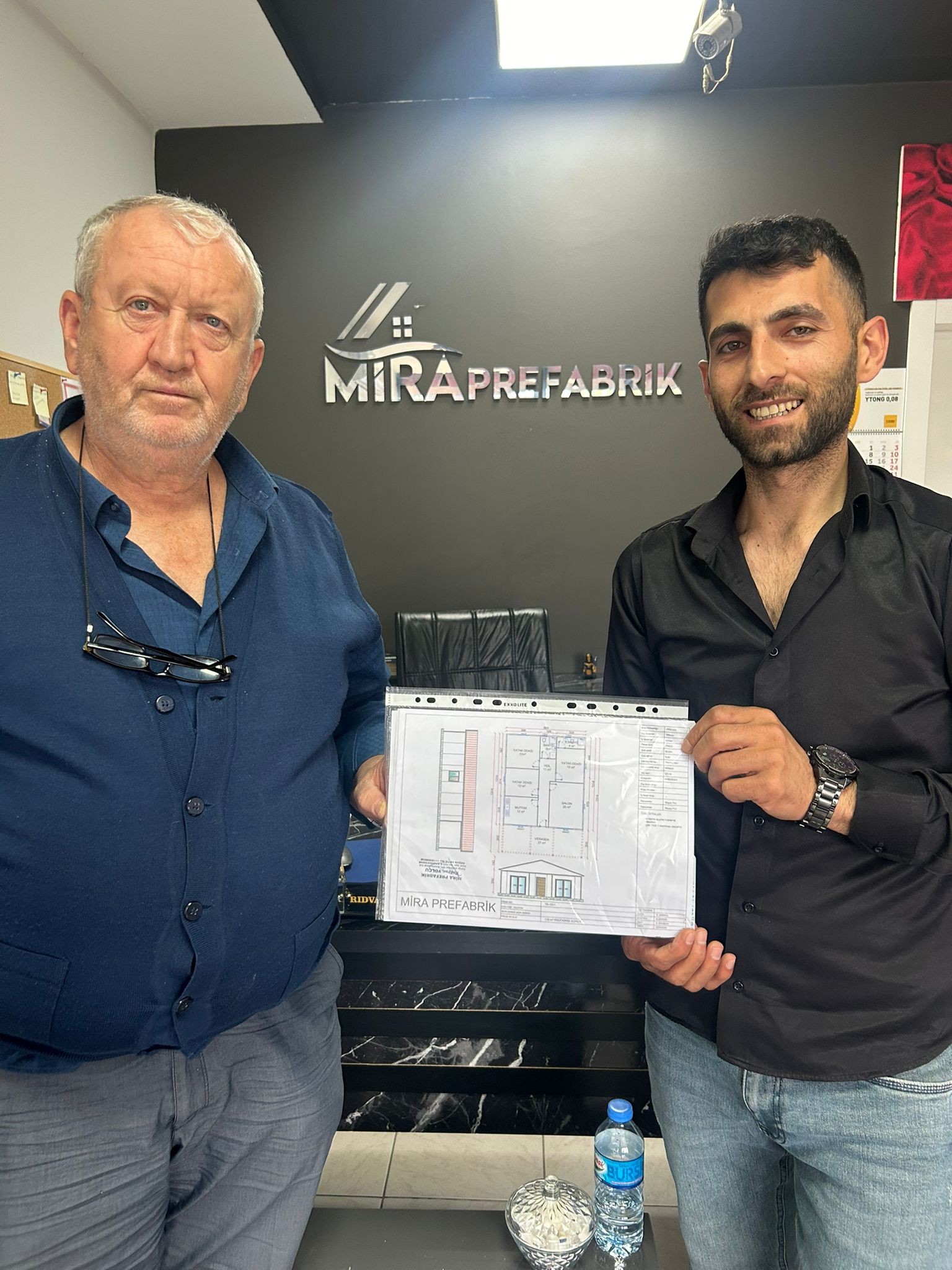 Mehmet Esat Cumalı  Tamamlanan Prefabrik Ev