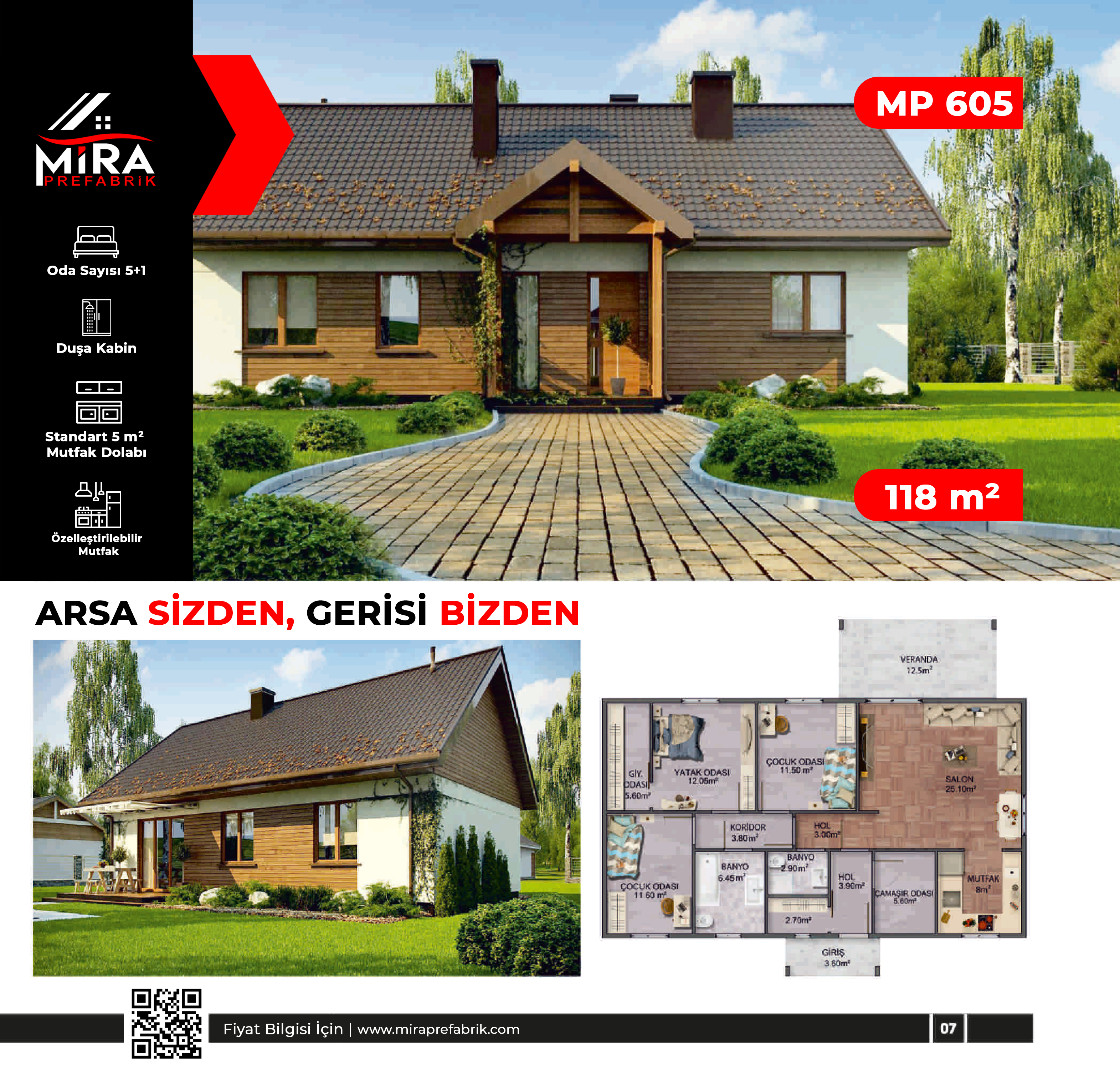 118 m² Çelik Ev Fiyatları