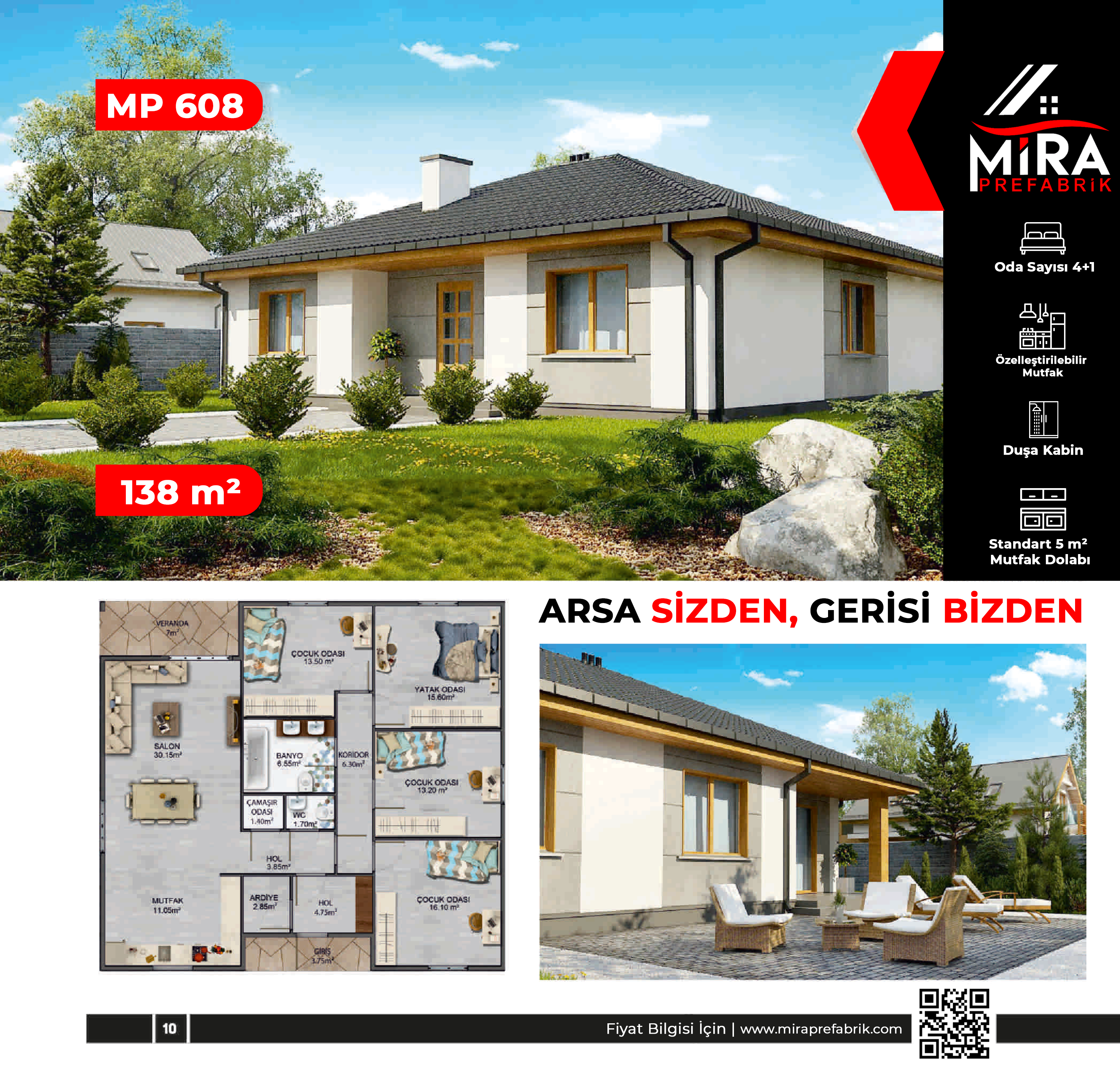 138 m² Çelik Ev Fiyatları