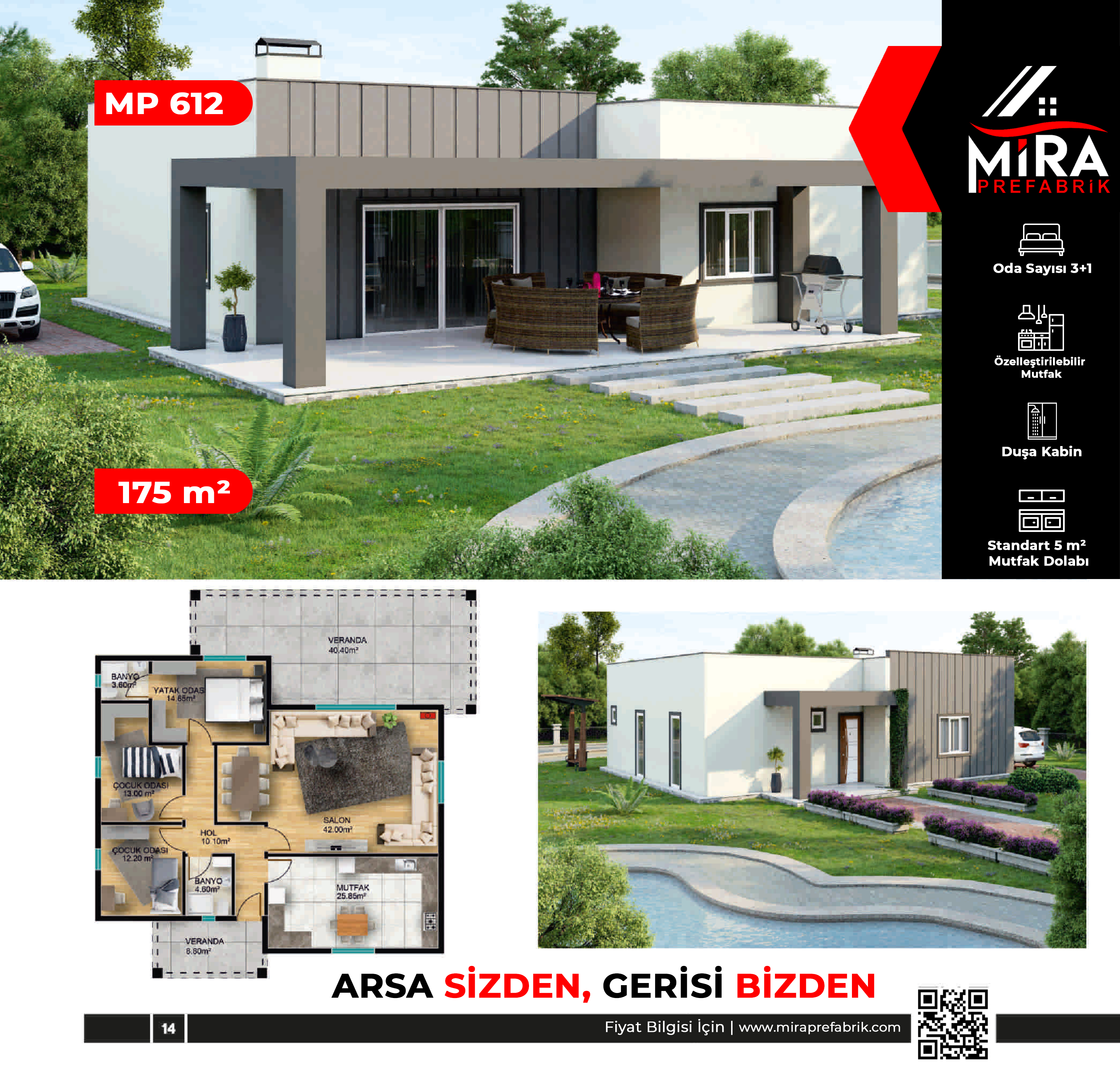 175 m² Çelik Ev Fiyatları