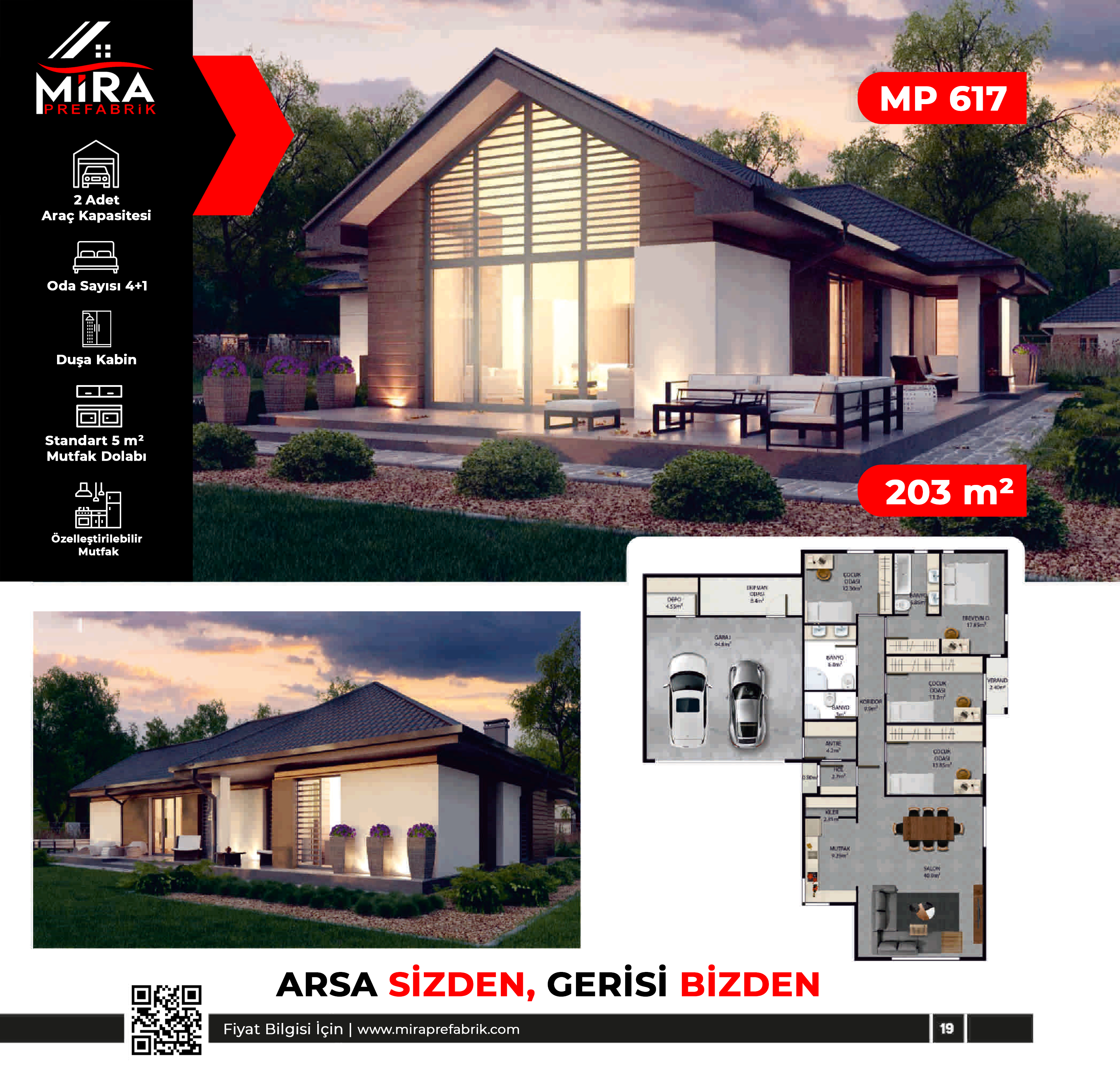 203 m² Çelik Ev Fiyatları
