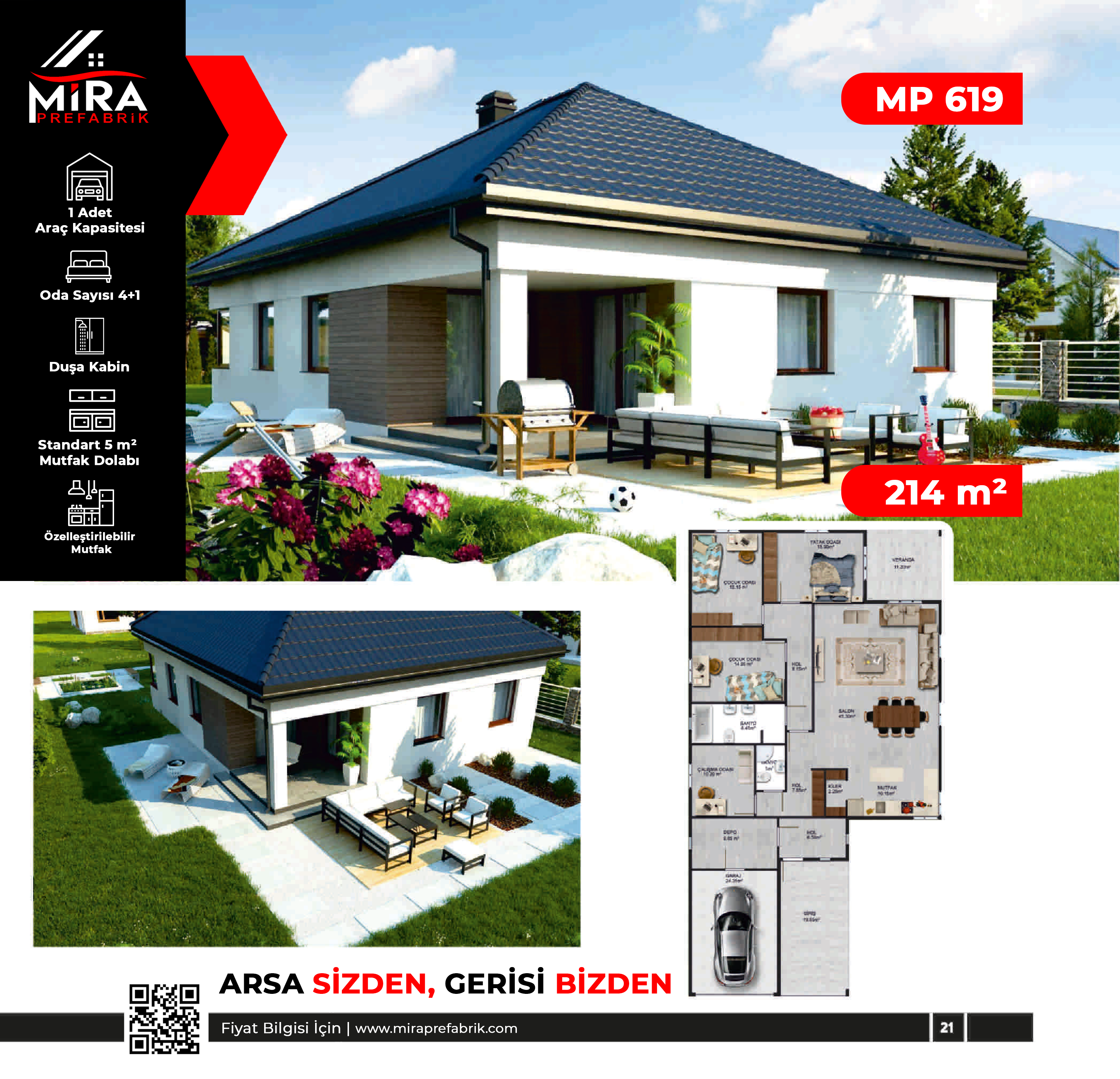 214 m² Çelik Ev Fiyatları