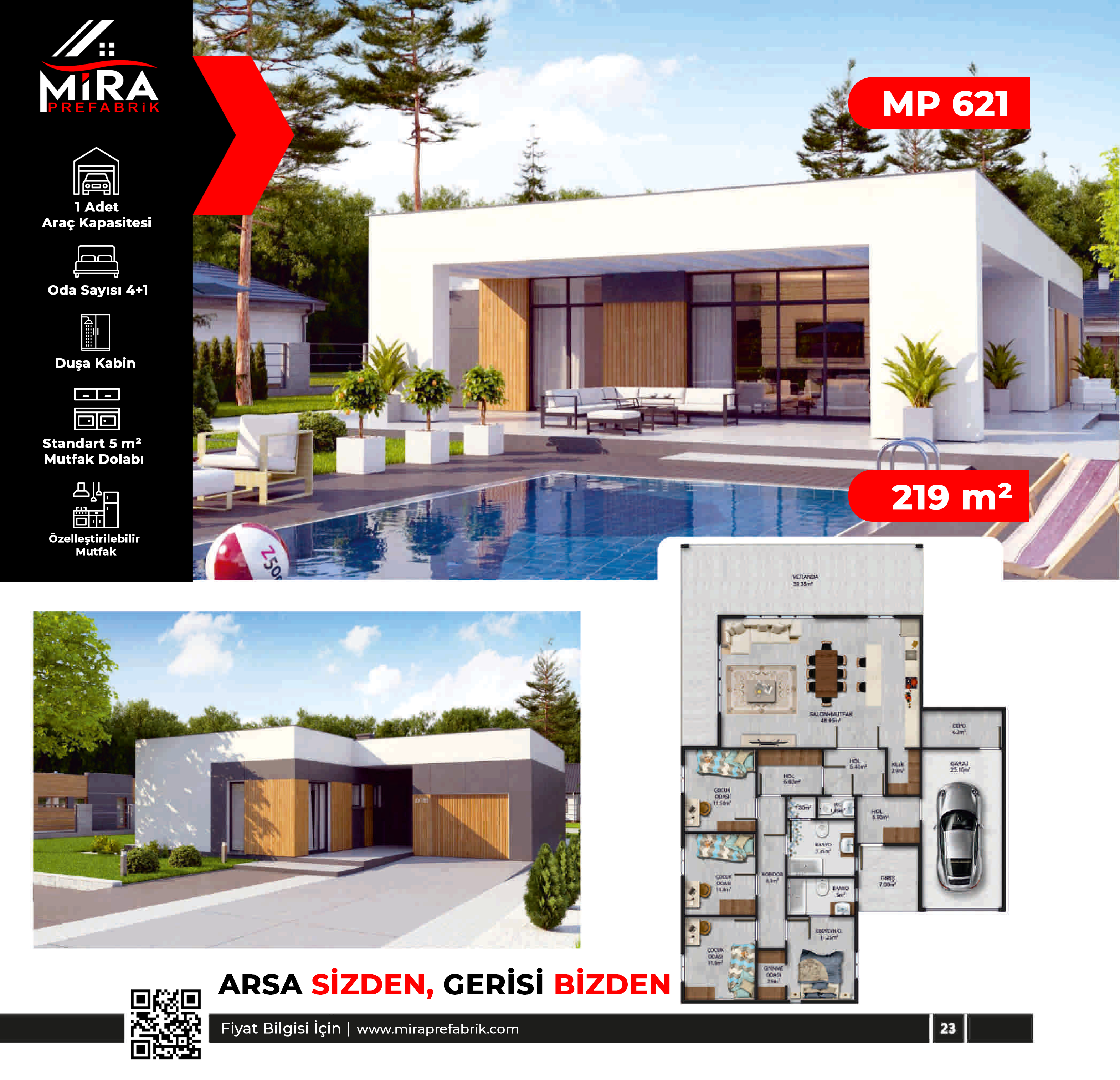 219 m² Çelik Ev Fiyatları