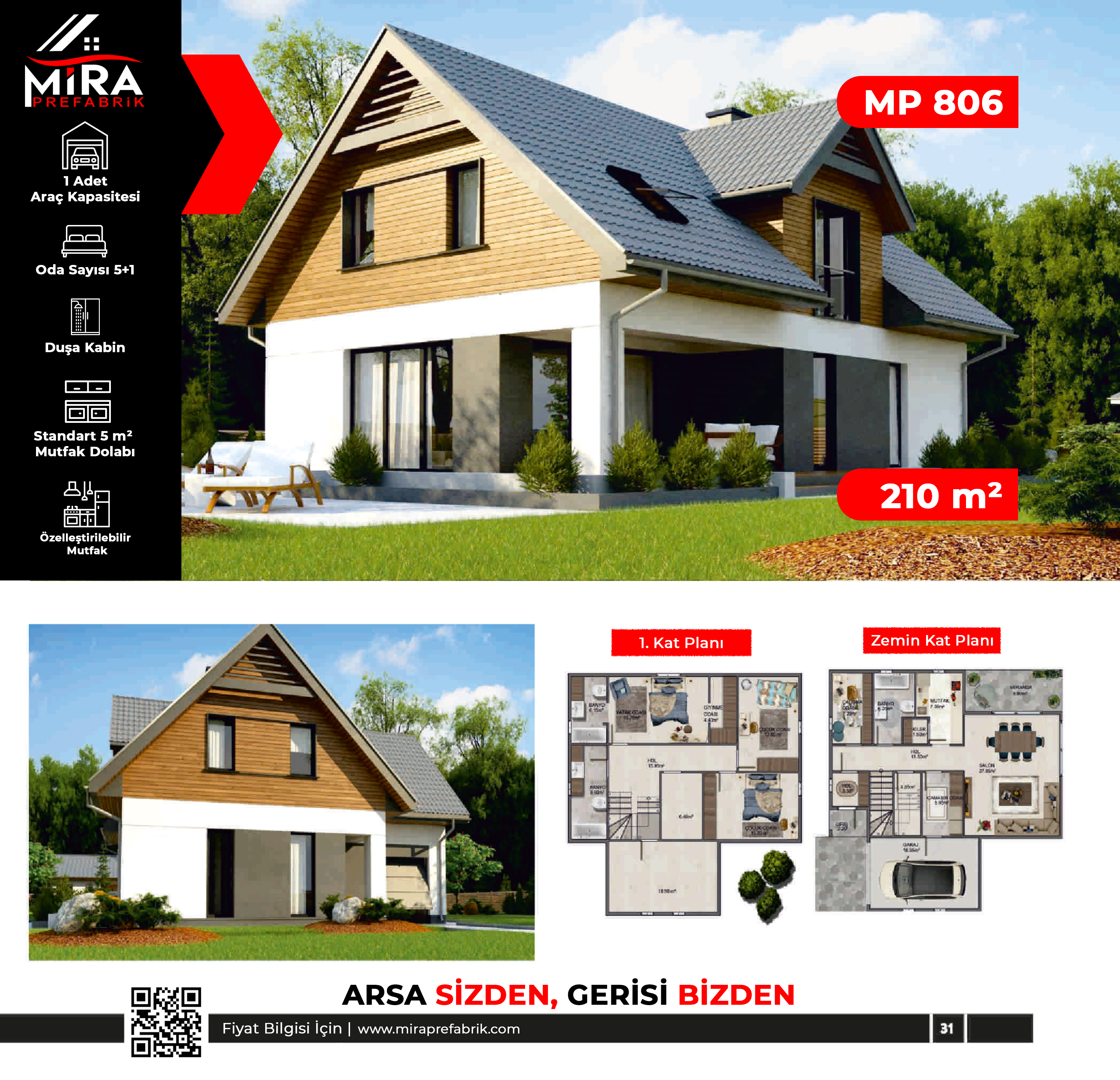 210 m² İki Katlı Çelik Ev Fiyatları