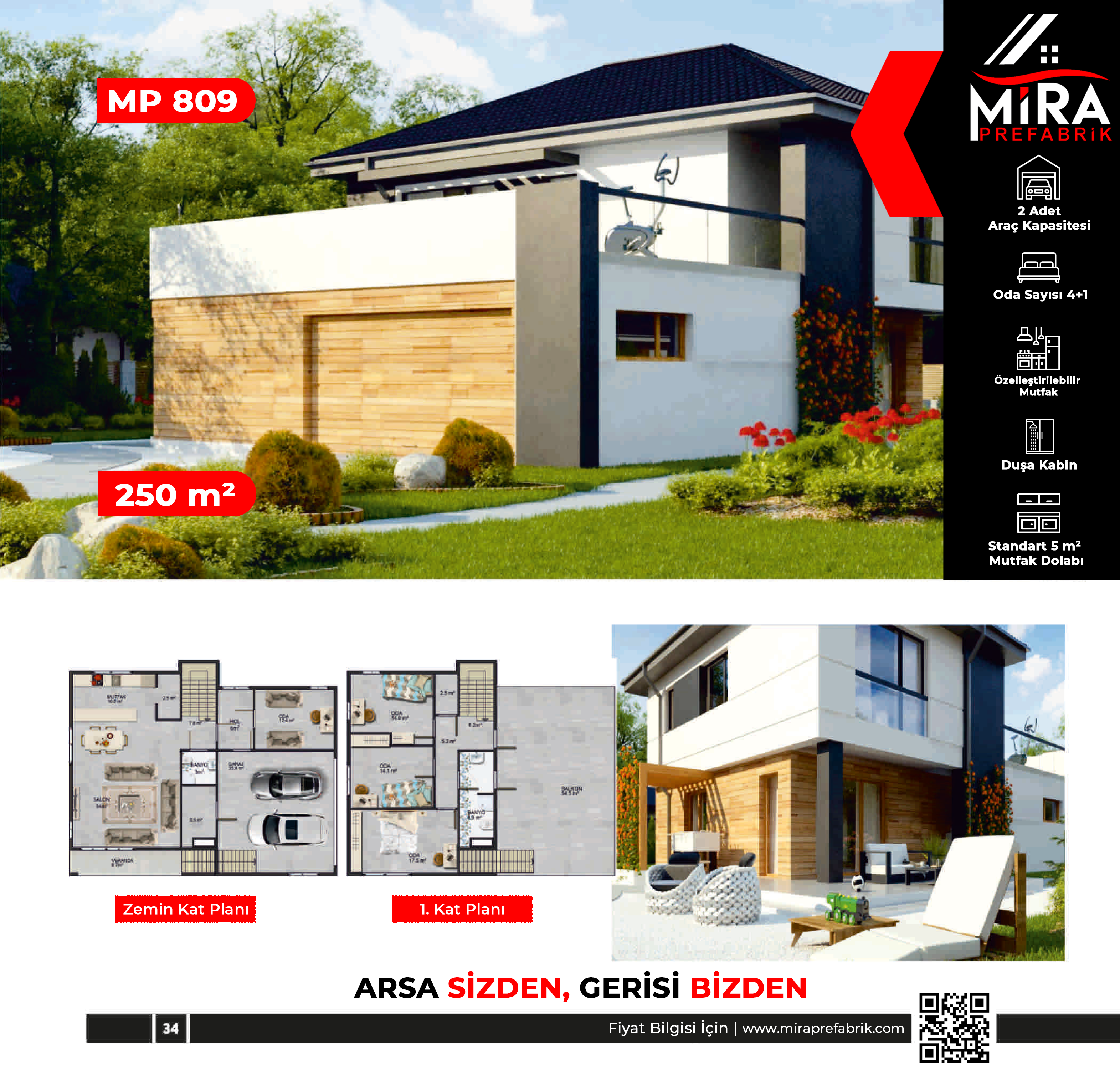 250 m² İki Katlı Çelik Ev Fiyatları