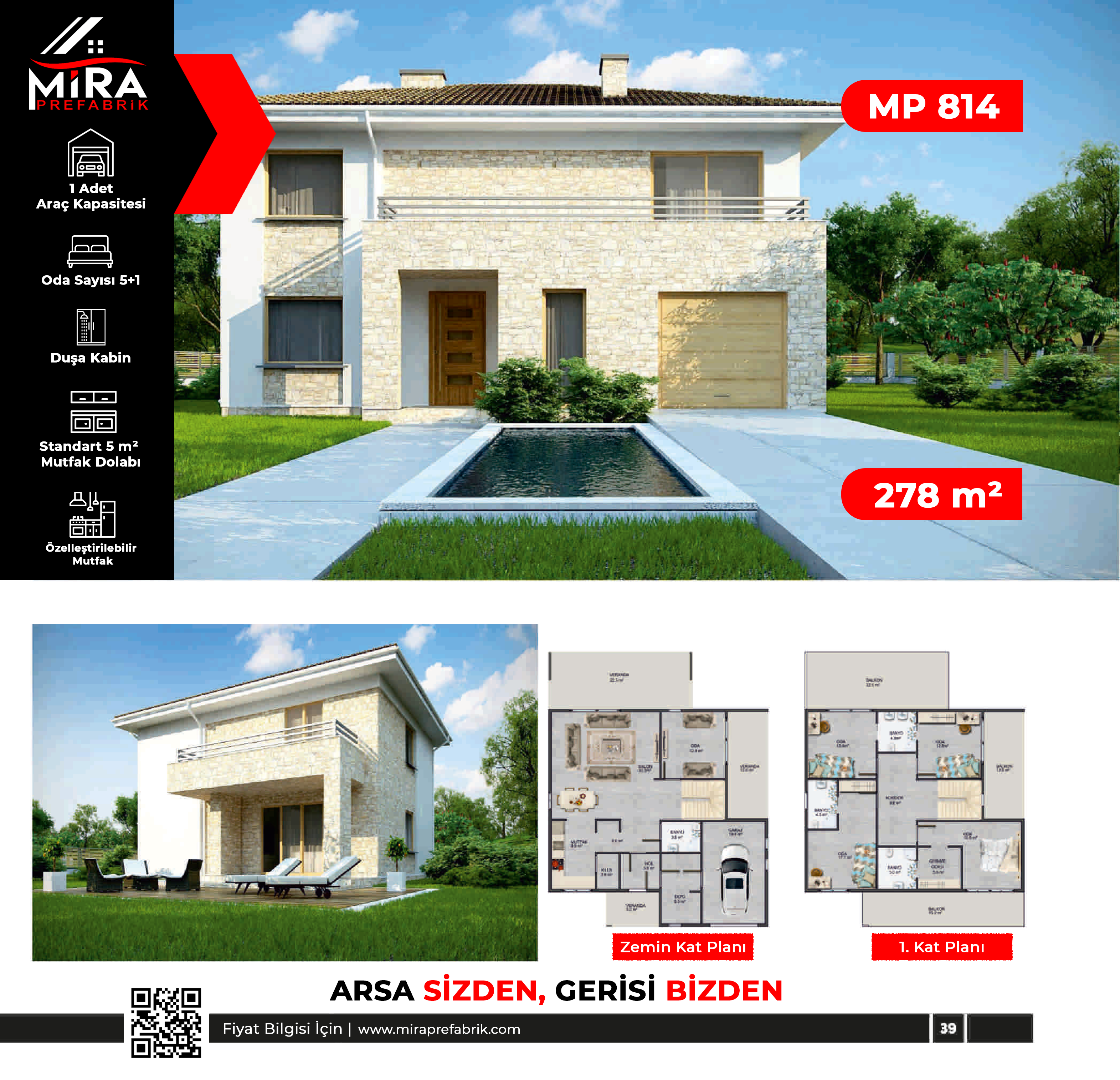 278 m² İki Katlı Çelik Ev Fiyatları