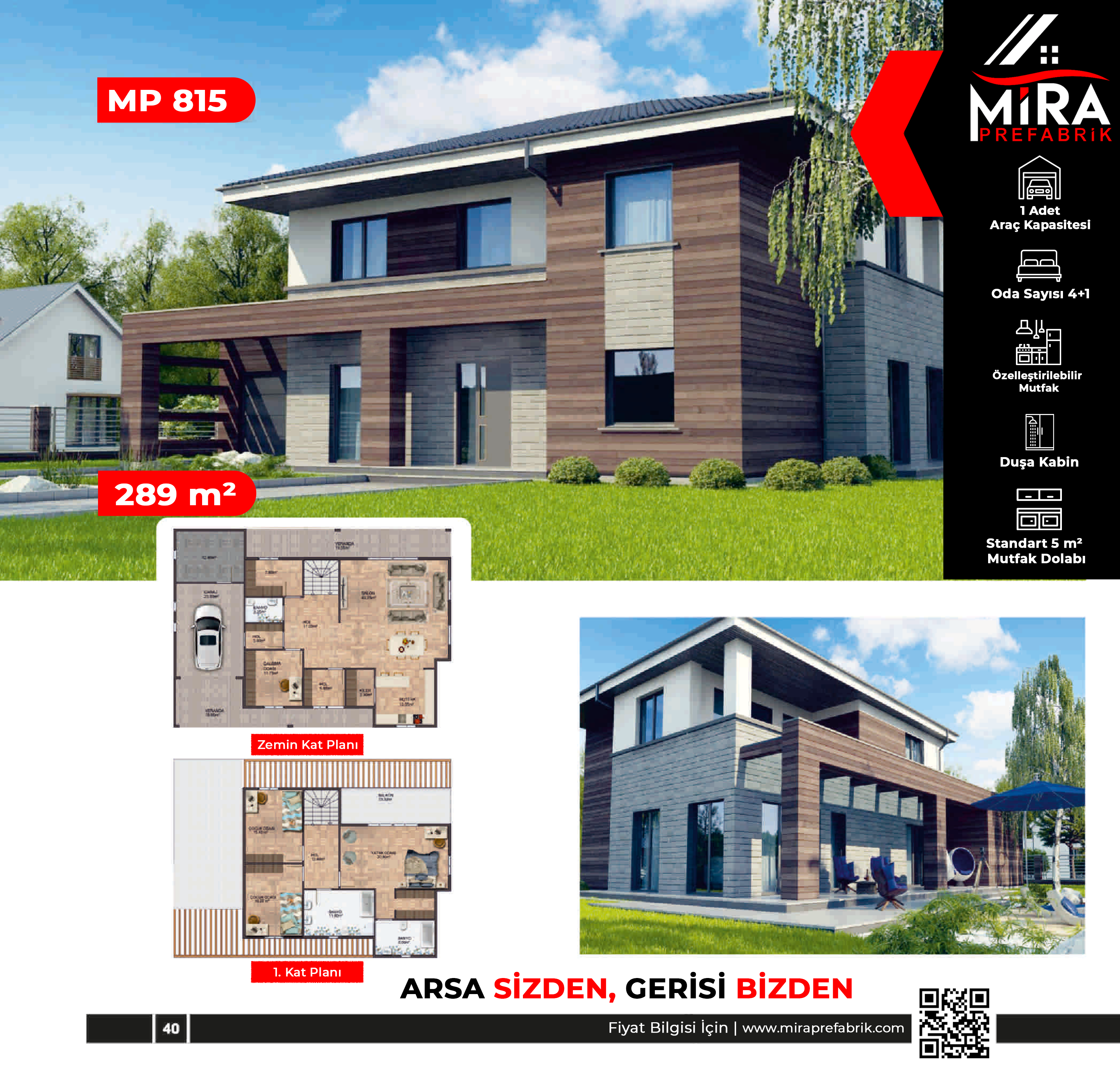 289 m² İki Katlı Çelik Ev Fiyatları
