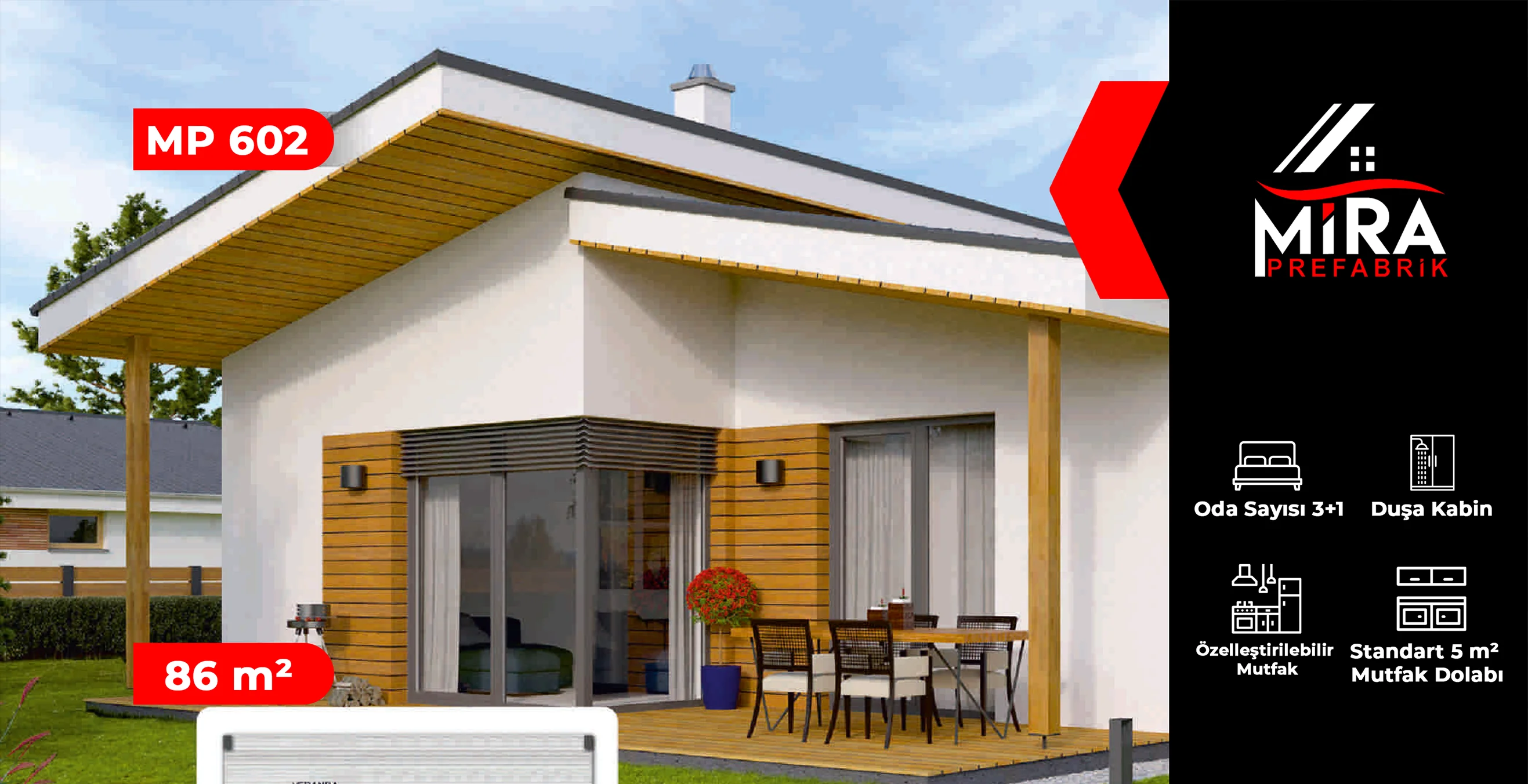 86 m² Çelik Ev Fiyatları