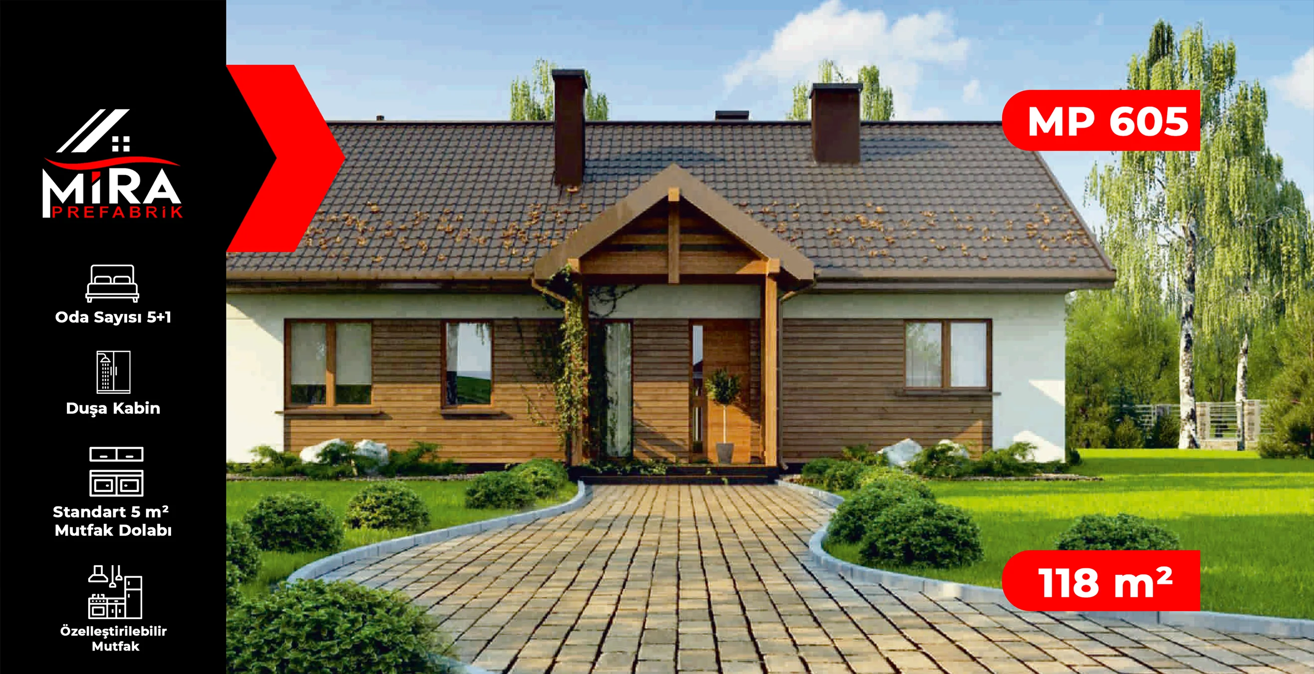 118 m² Çelik Ev Fiyatları