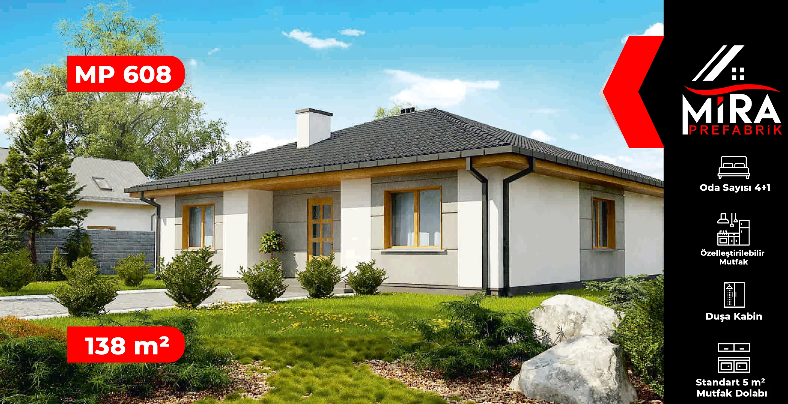 138 m² Çelik Ev Fiyatları