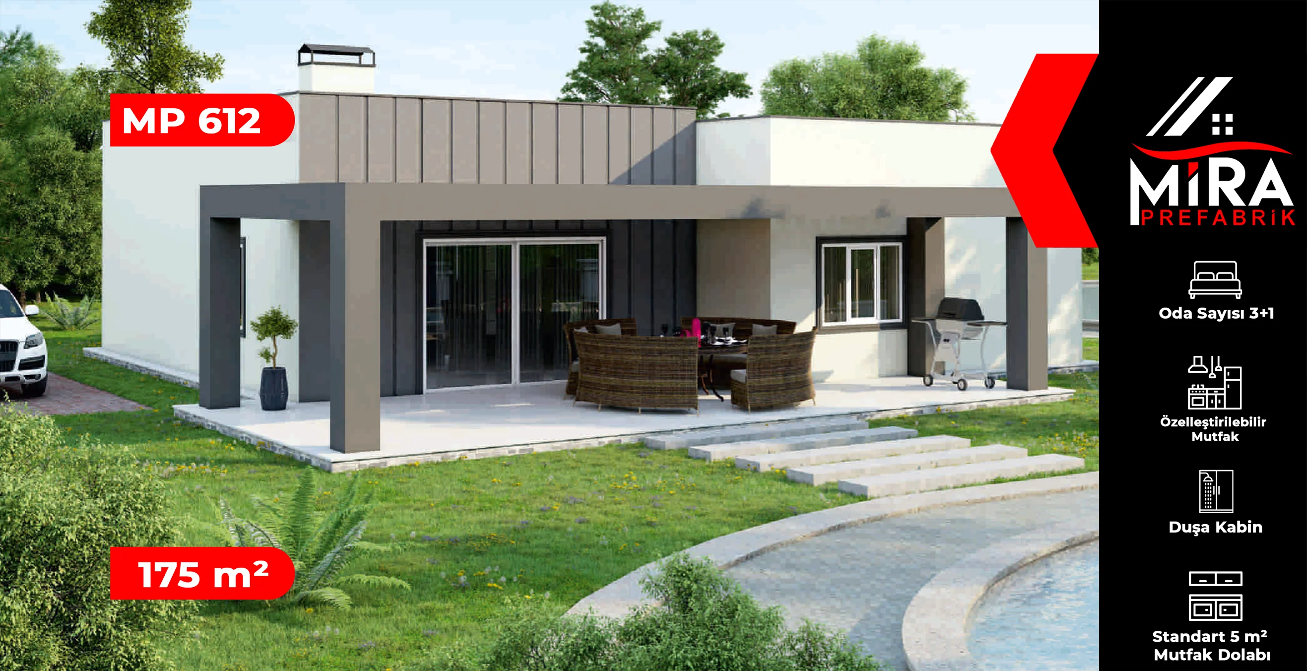 175 m² Çelik Ev Fiyatları