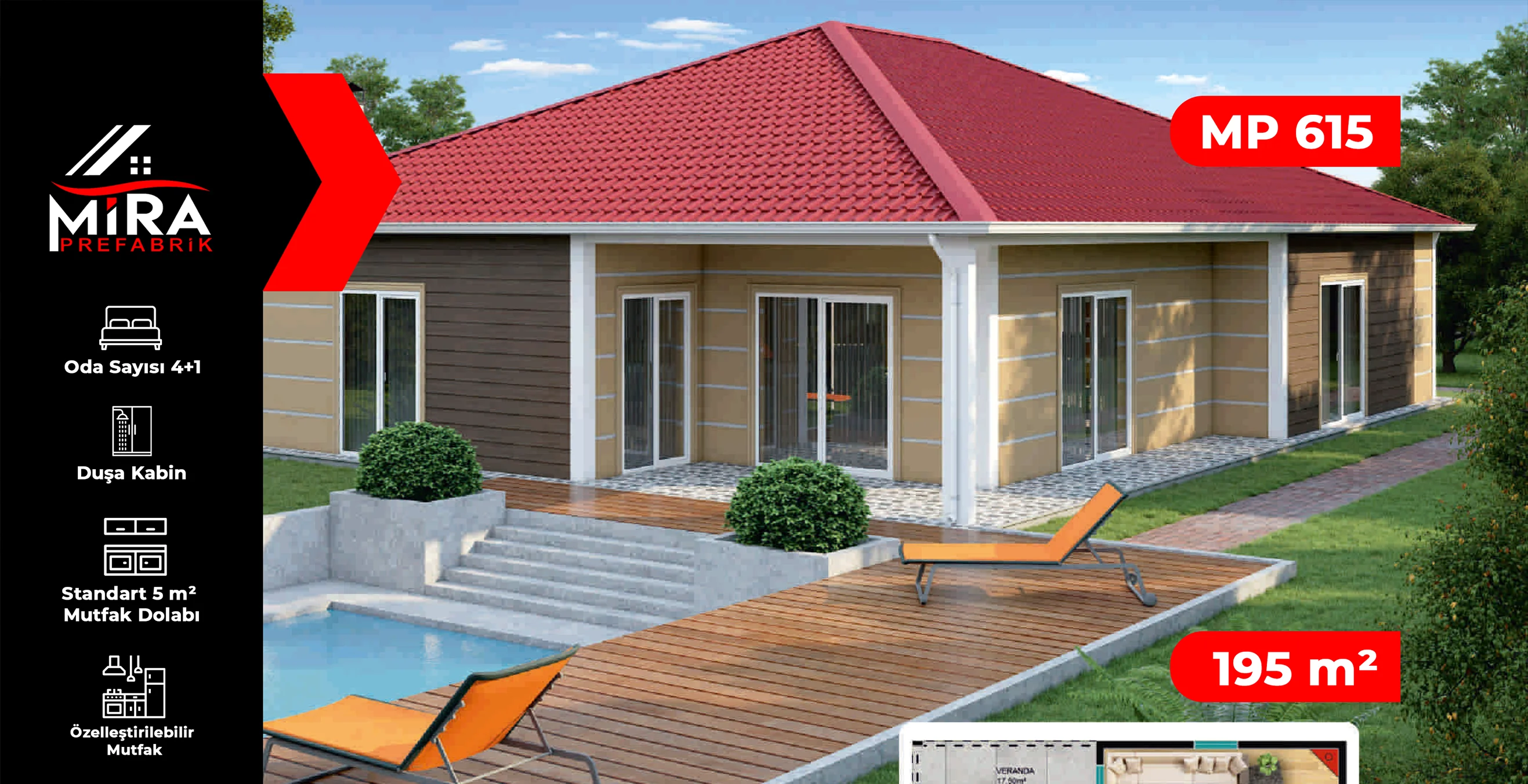 195 m² Çelik Ev Fiyatları