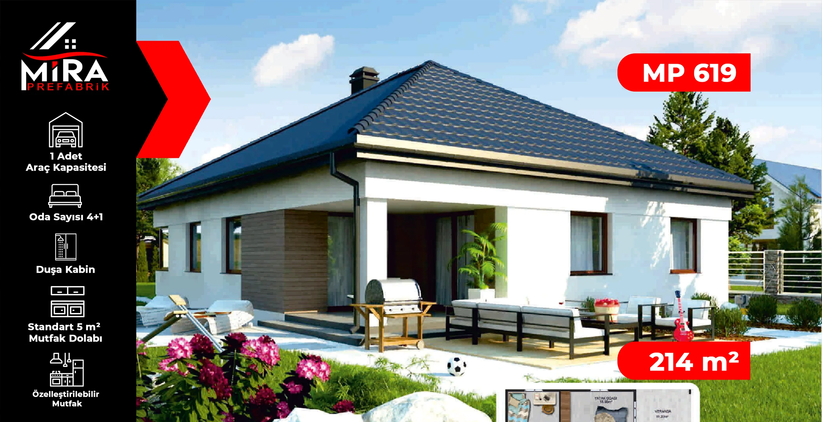 214 m² Çelik Ev Fiyatları