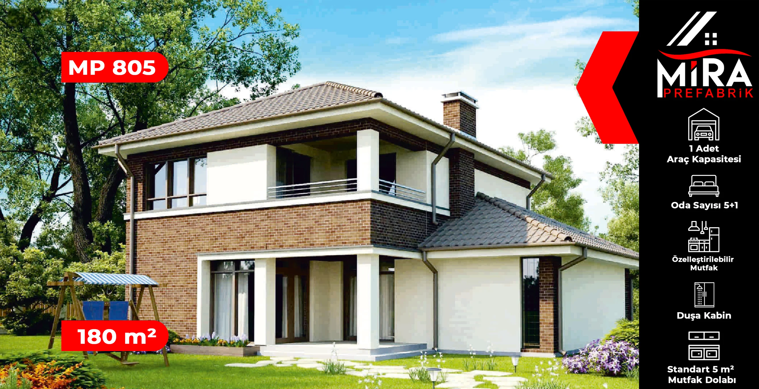 180 m² İki Katlı Çelik Ev Fiyatları