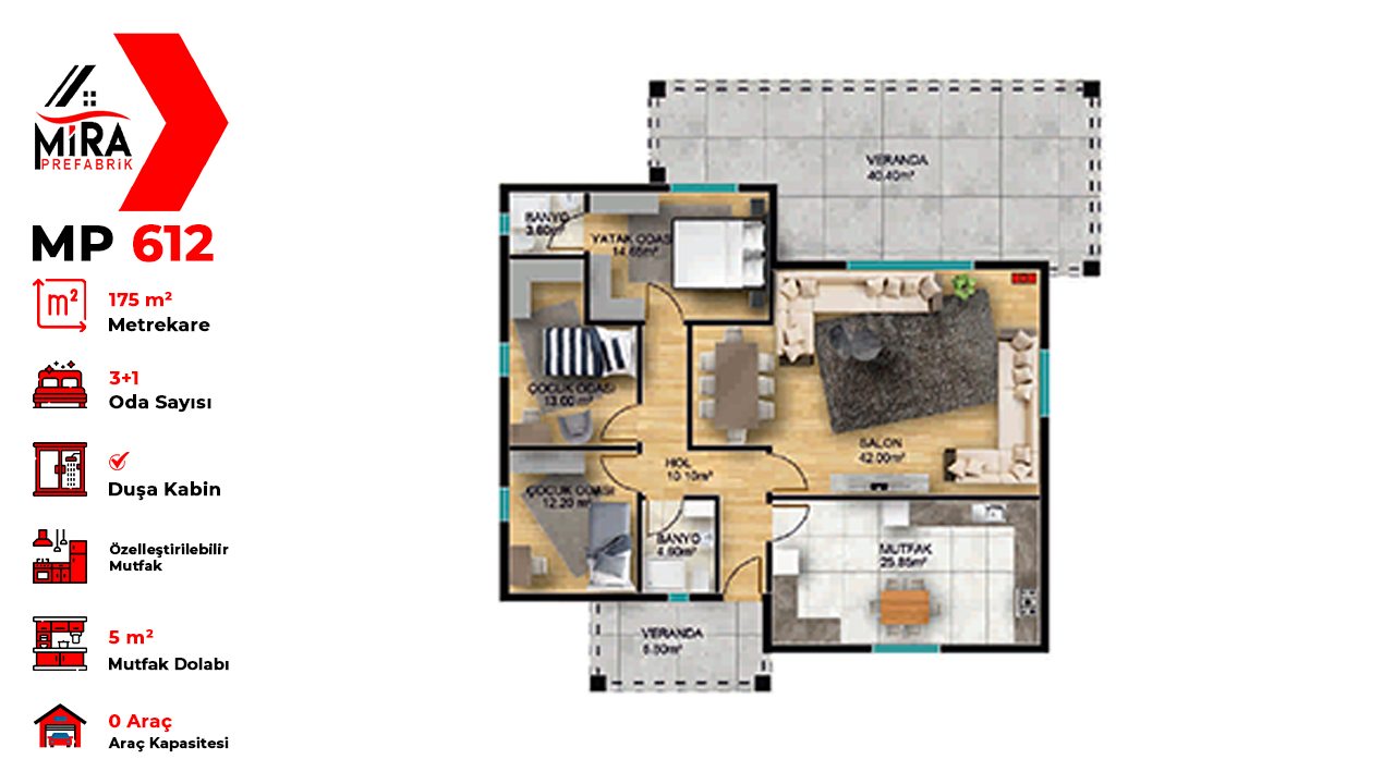 175 m² Çelik Ev Fiyatları